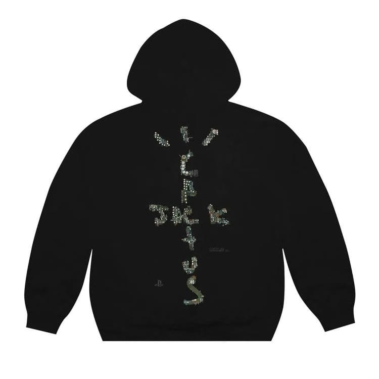 Cactus Jack by Travis Scott Motherboard II Hoodie Black