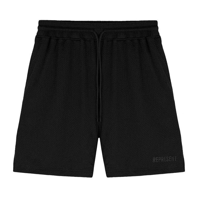 Represent Clo Mesh Shorts Jet Black