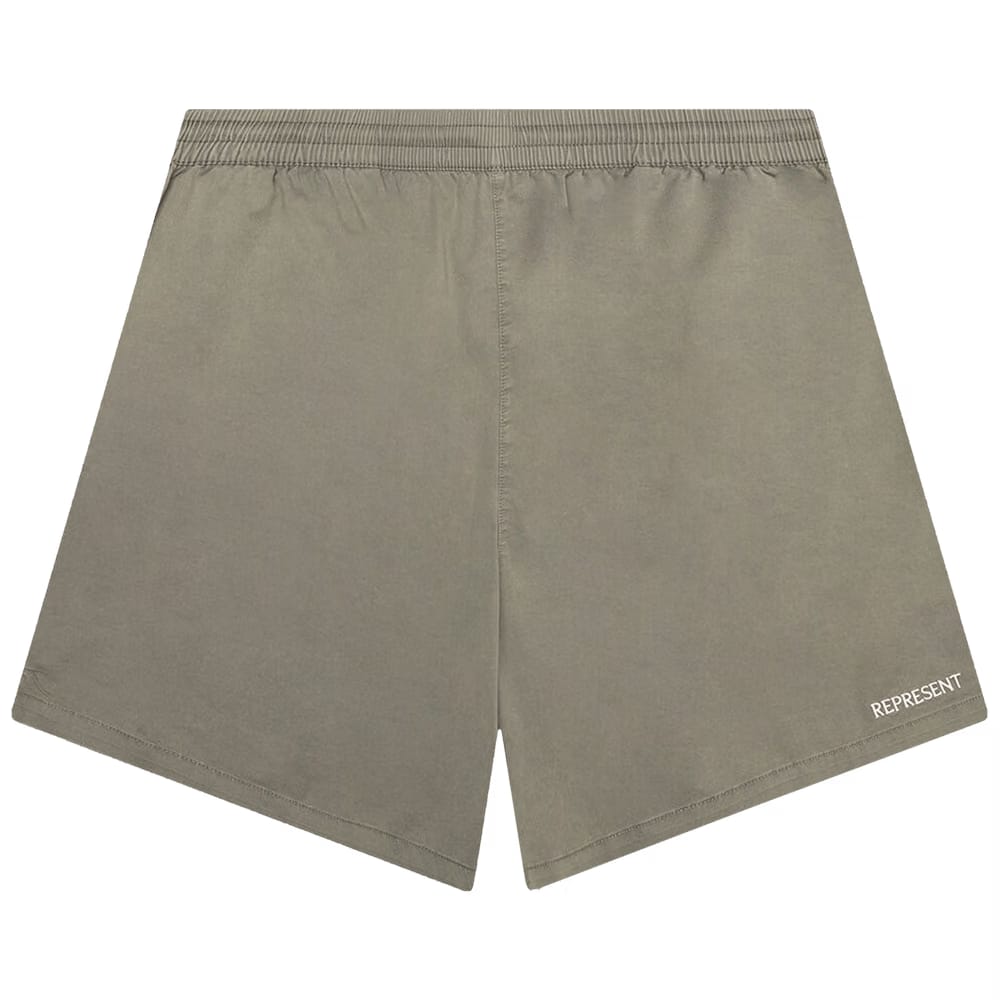 Represent Clo Season Script Shorts Washed Grey