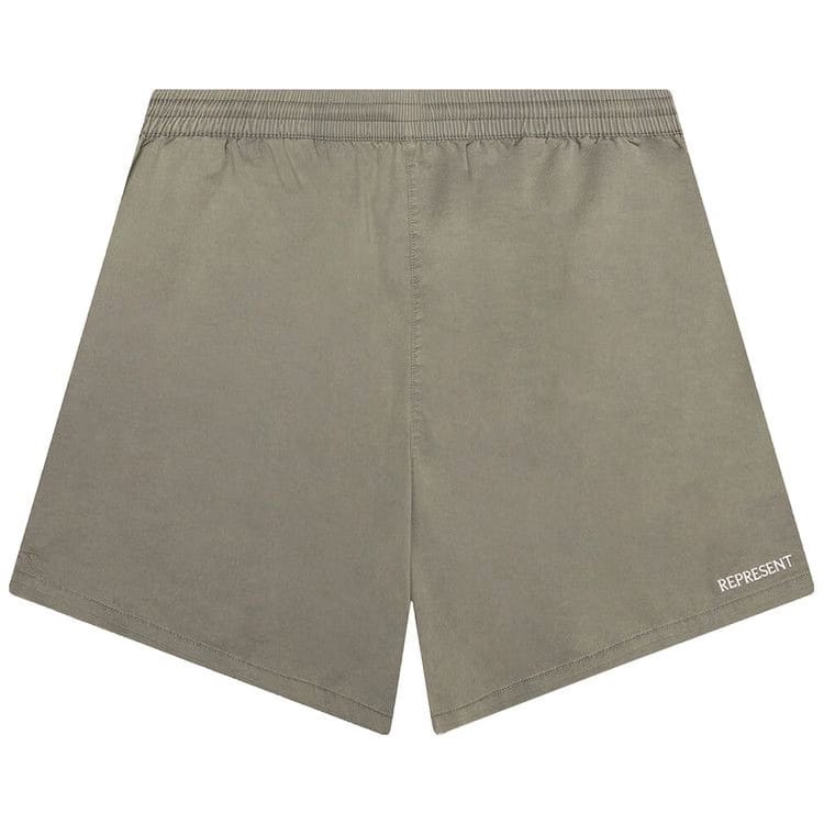Represent Clo Season Script Shorts Washed Grey