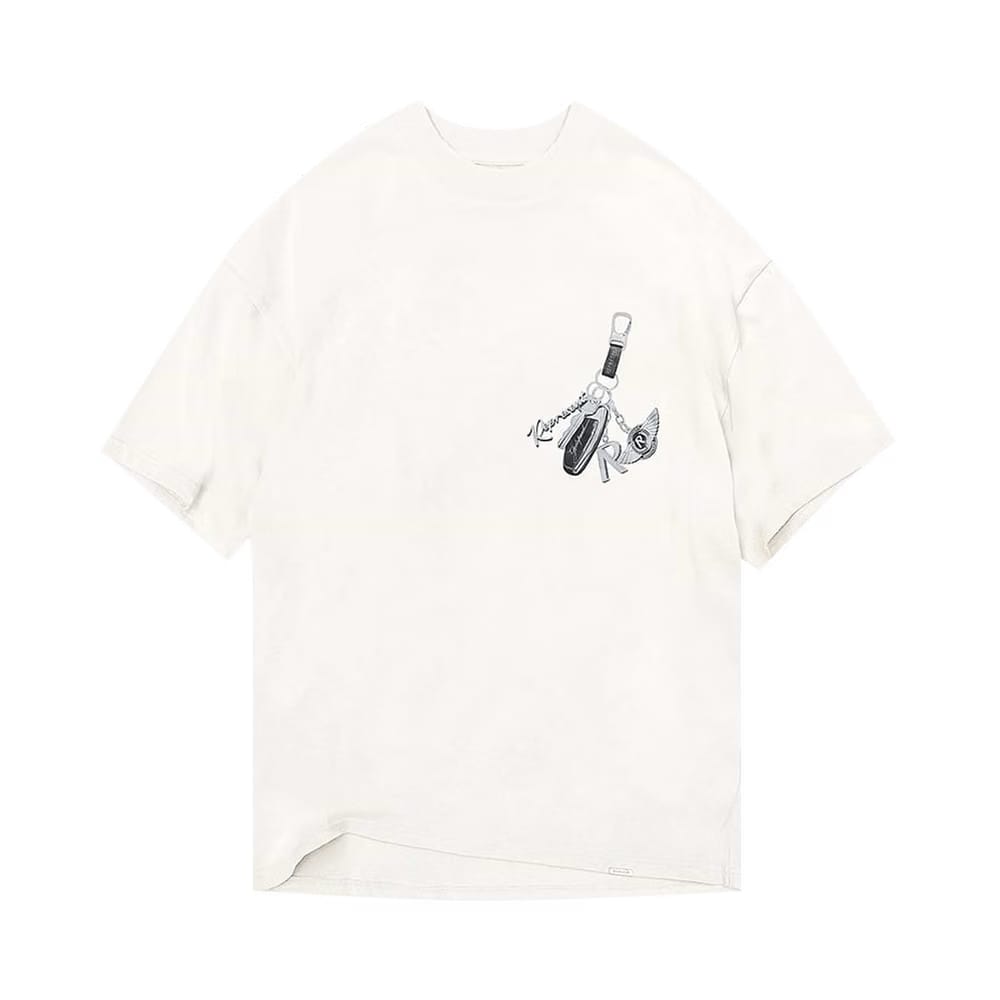 Represent Clo Keys To The Club T-Shirt Flat White