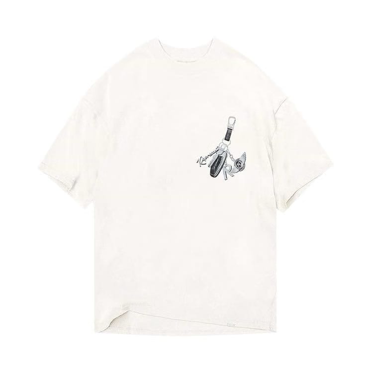 Represent Clo Keys To The Club T-Shirt Flat White
