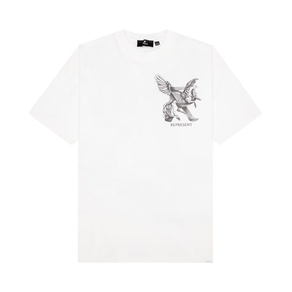 Represent Clo Elegance In Motion T-Shirt Flat White