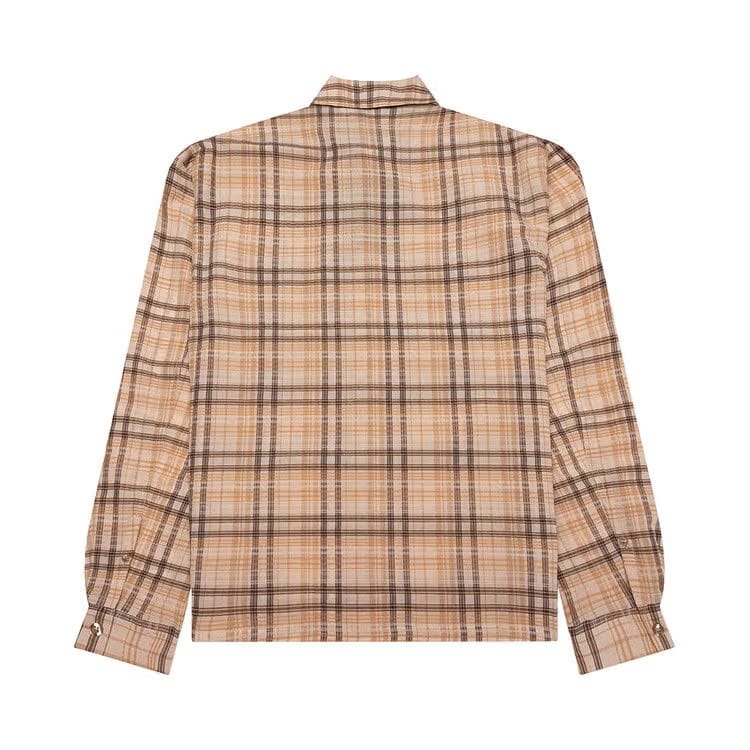 Represent Clo Sheer Flannel Shirt Brown Checker