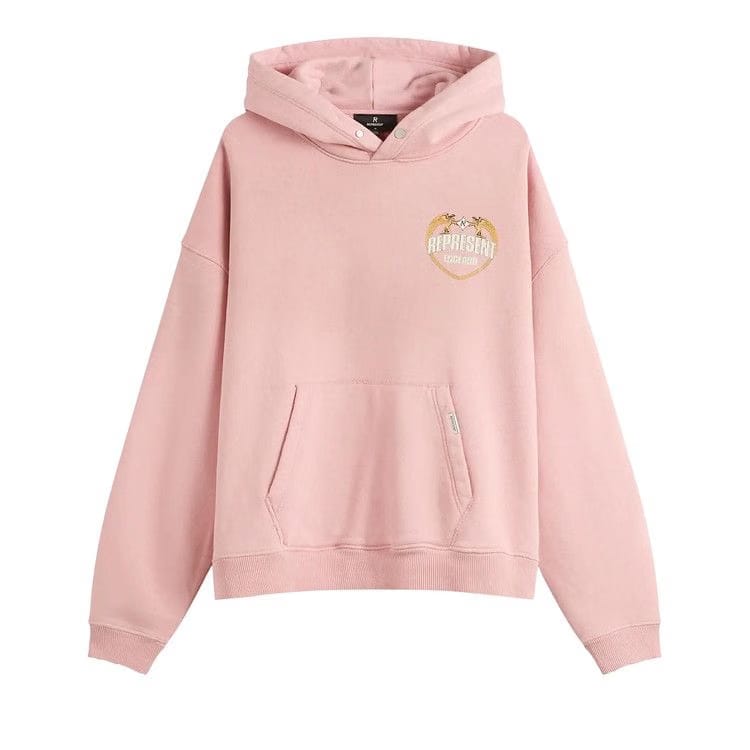Represent Clo Angel Border Hoodie Quartz