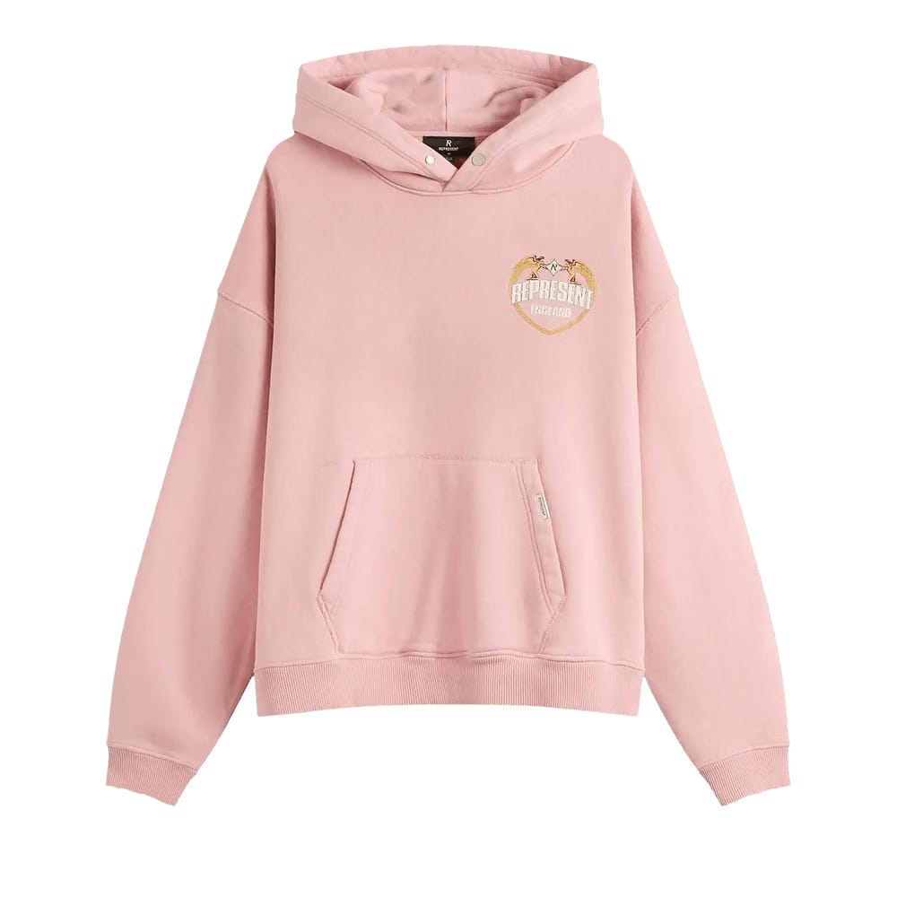 Represent Clo Angel Border Hoodie Quartz