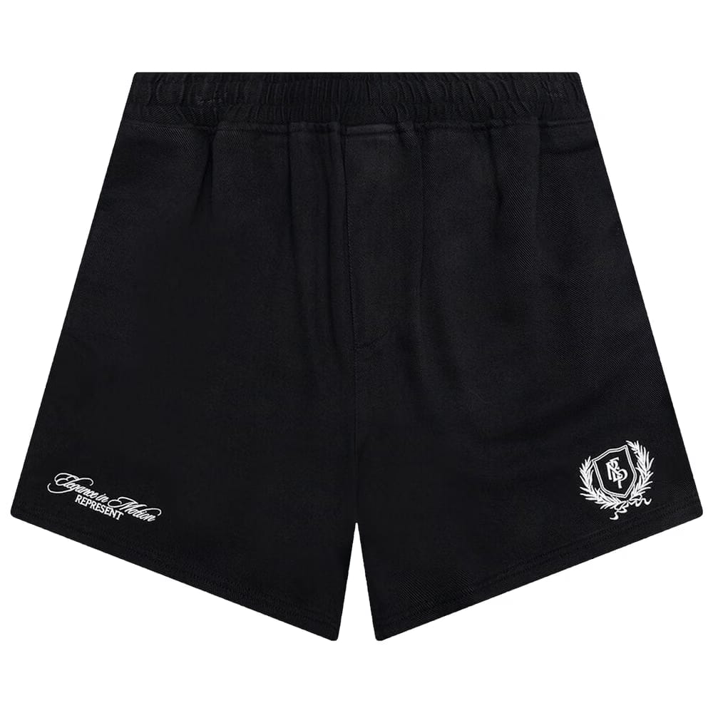 Represent Clo Crest Shorts Jet Black