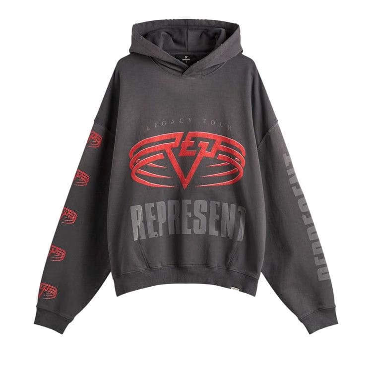 Represent Clo Living Legacy Tour Hoodie Sun Fade Grey
