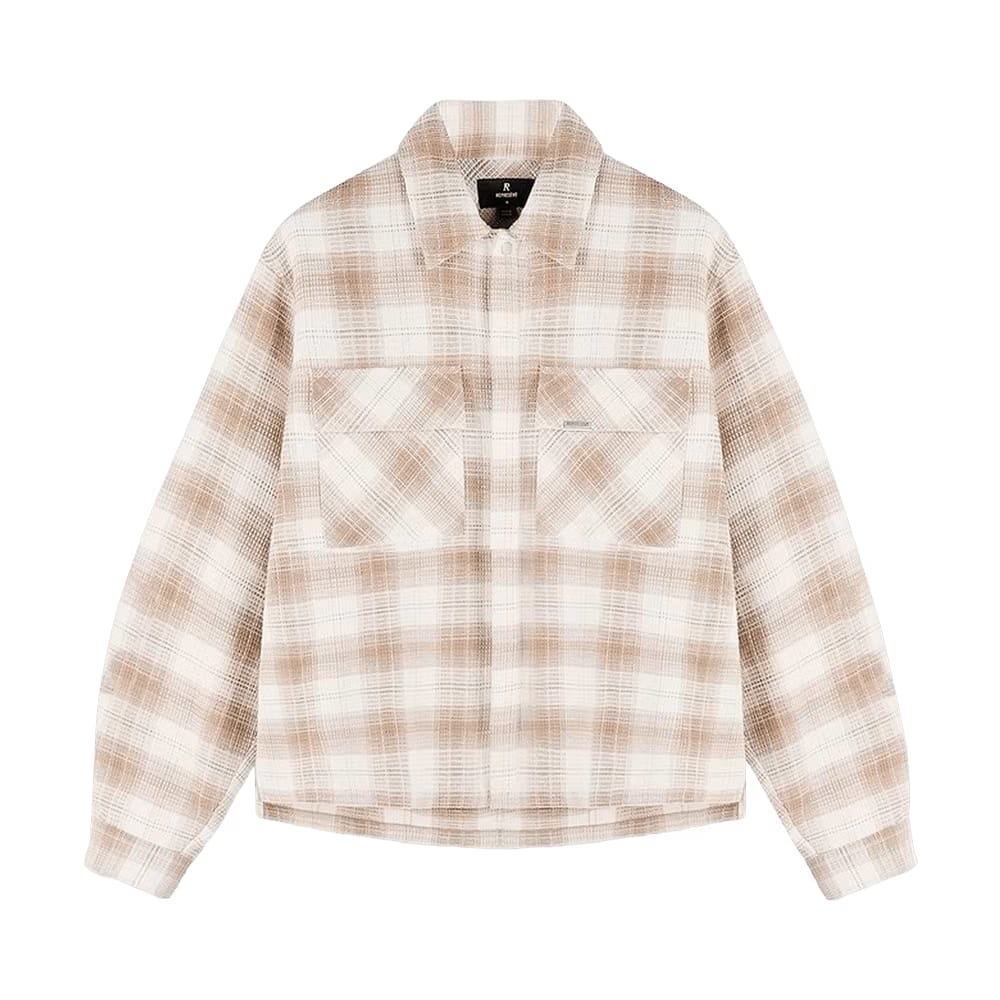 Represent Clo Waffle Flannel Shirt Mid Brown