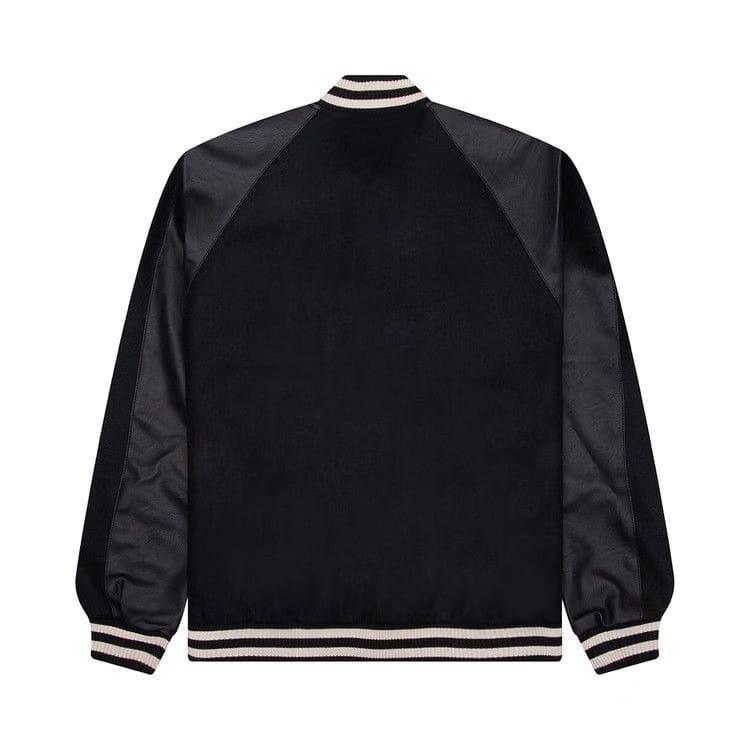 Represent Clo Raglan Varsity Jacket Black
