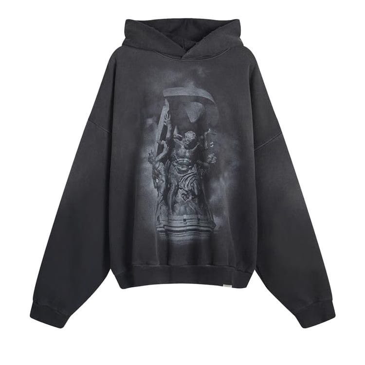 Represent Clo Atlas Hoodie Stained Black