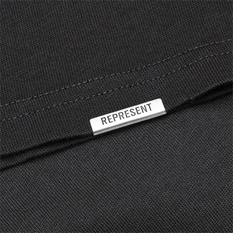 Represent Clo Legacy Crest T-Shirt Stained Black