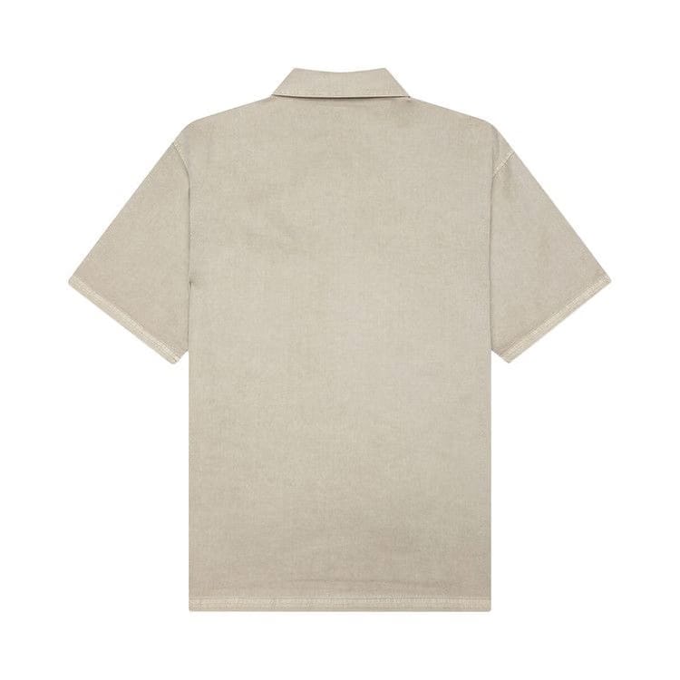 Represent Clo Shorts-Sleeve Overshirt Beige