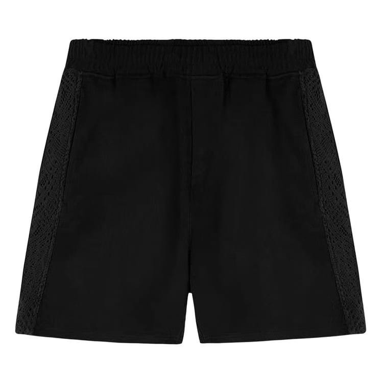 Represent Clo Knitted Panel Shorts Black