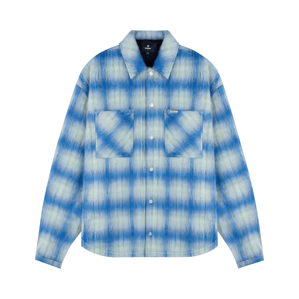 Represent Clo Textured Overshirt Electric Blue