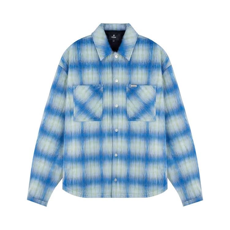 Represent Clo Textured Overshirt Electric Blue