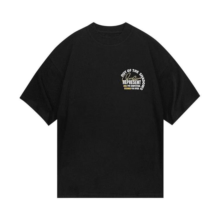 Represent Clo Out Of The Shadows T-Shirt Stained Black