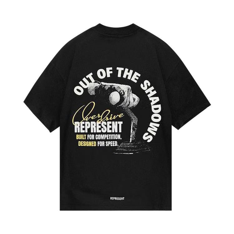 Represent Clo Out Of The Shadows T-Shirt Stained Black