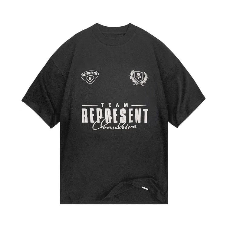 Represent Clo World Championship T-Shirt Stained Black