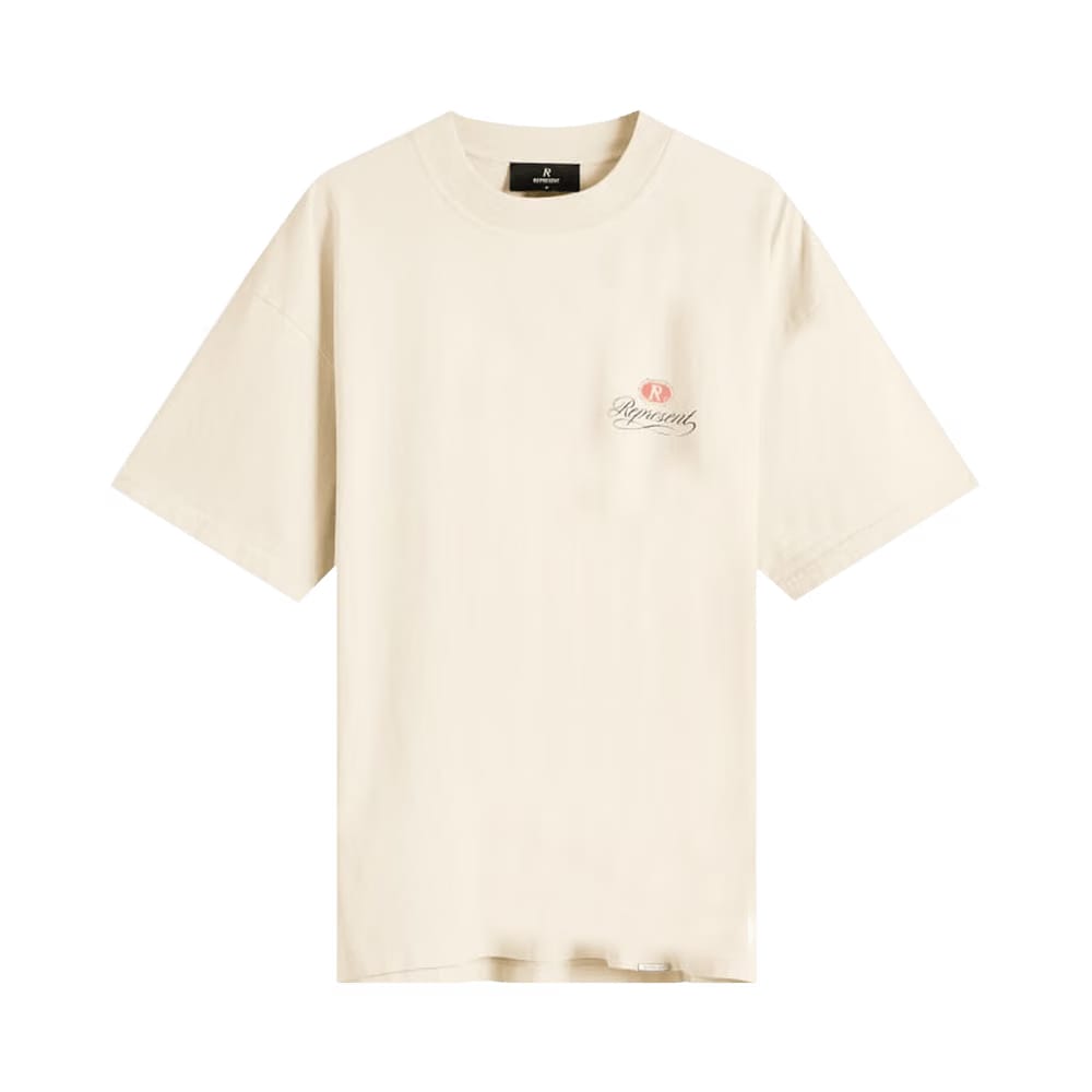 Represent Clo Grand Vintage Hand Drawn T-Shirt Jet Black