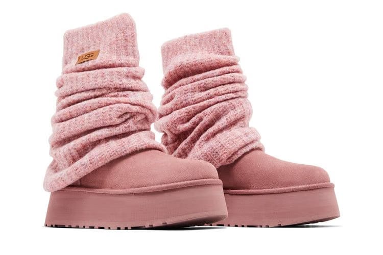 UGG Wmns Classic Mini Dipper Legwarmer 'Pink Dawn'