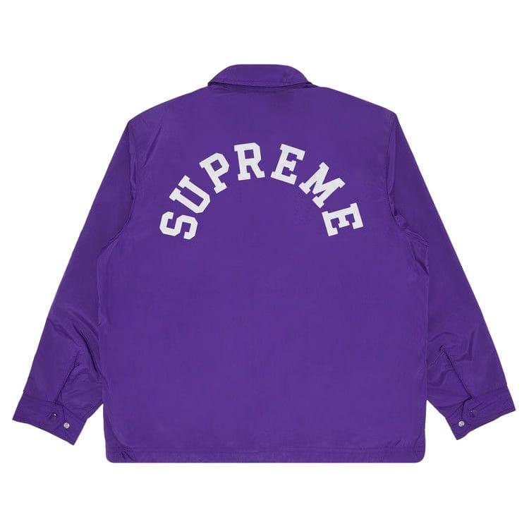 Supreme x Champion Coaches Jacket Purple