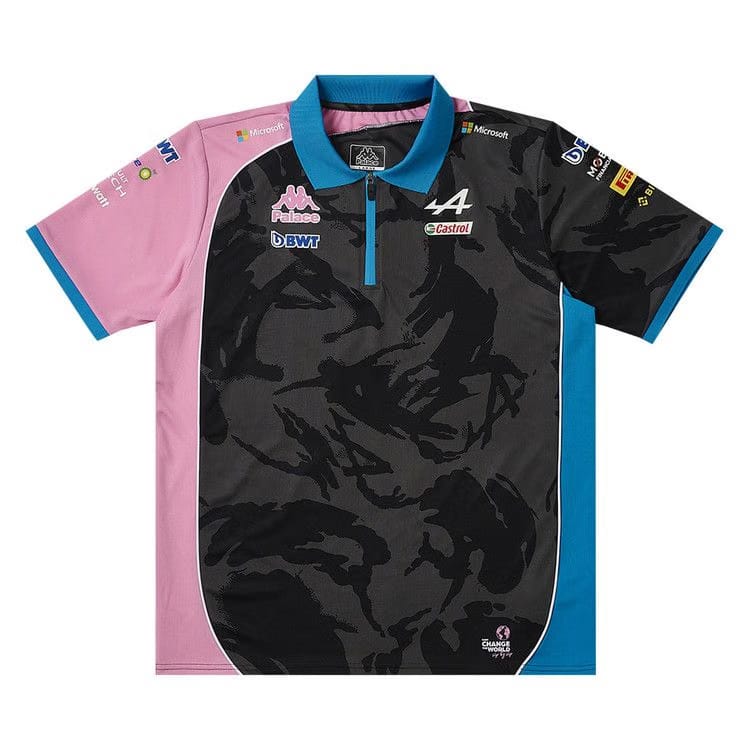 Palace x Kappa For Alpine Tech Polo Night Desert Camo