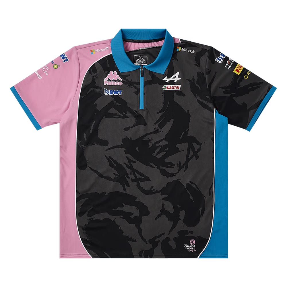 Palace x Kappa For Alpine Tech Polo Night Desert Camo