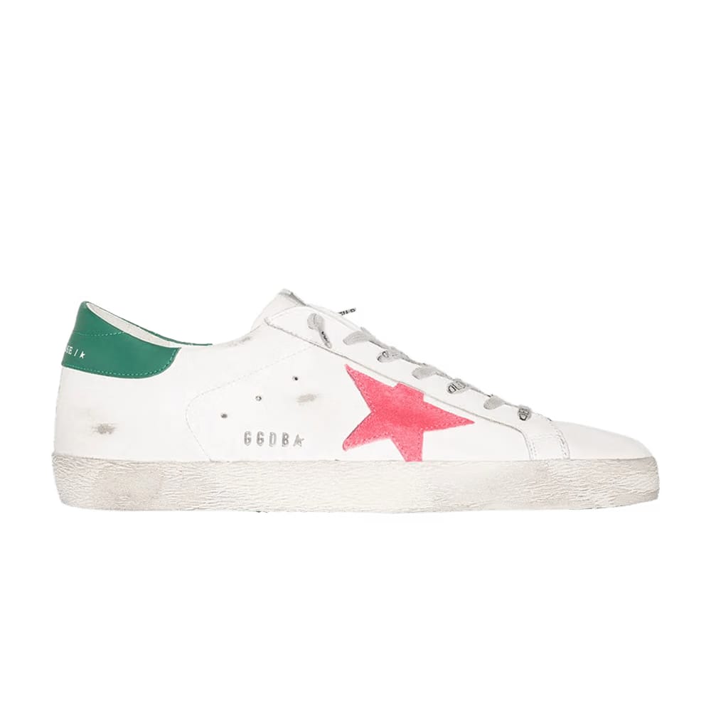 Golden Goose Superstar White Lobster Fluo Green