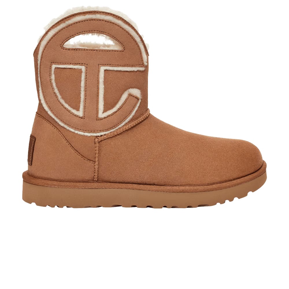 Telfar x UGG Logo Mini Boot Chestnut