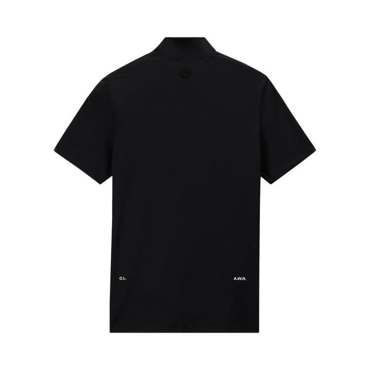 Nike NRG Nocta Mock Neck Shorts-Sleeve Top Black