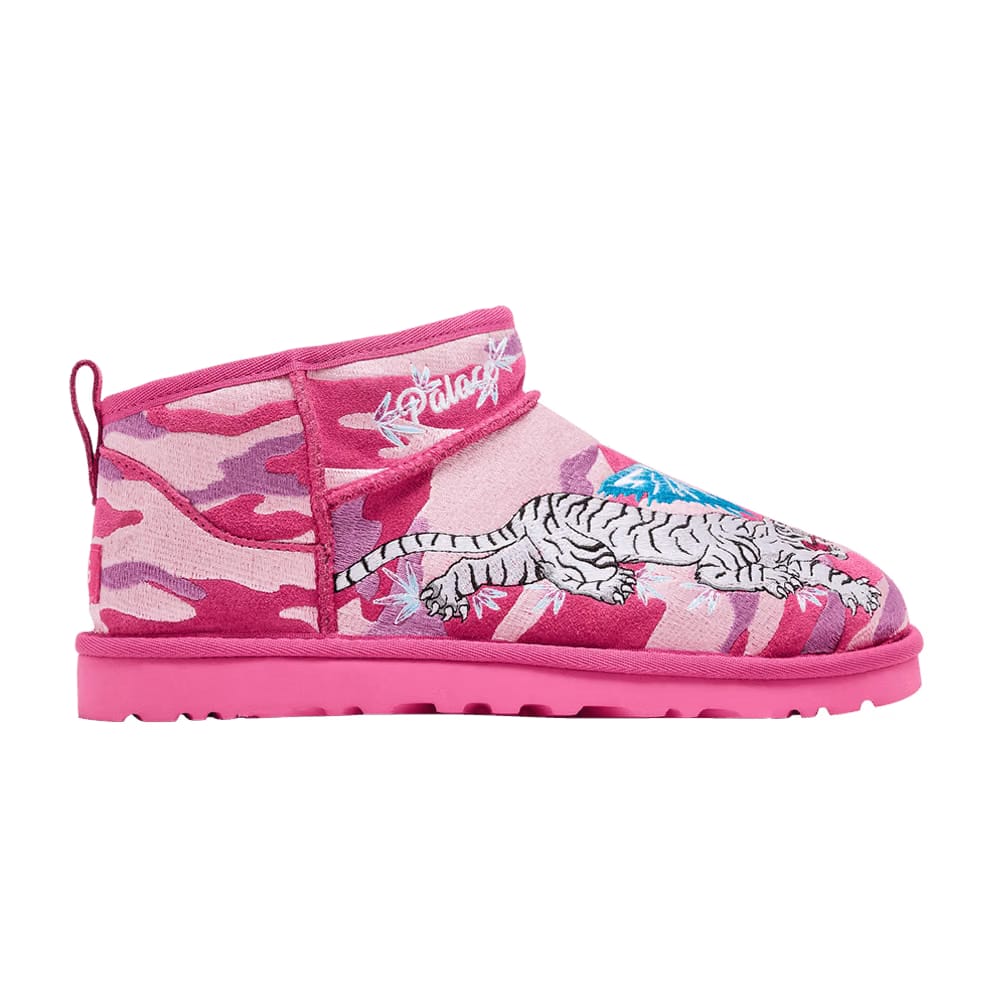 Palace x UGG Classic Ultra Mini Boot Pink Camo