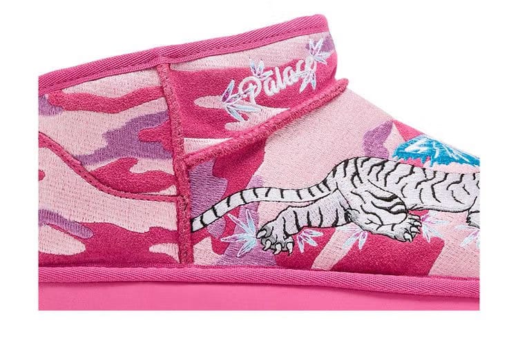 Palace x UGG Classic Ultra Mini Boot Pink Camo