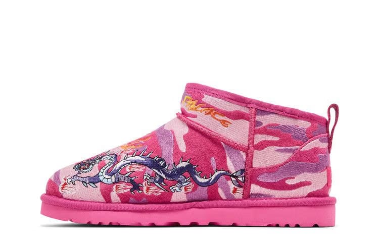 Palace x UGG Classic Ultra Mini Boot Pink Camo