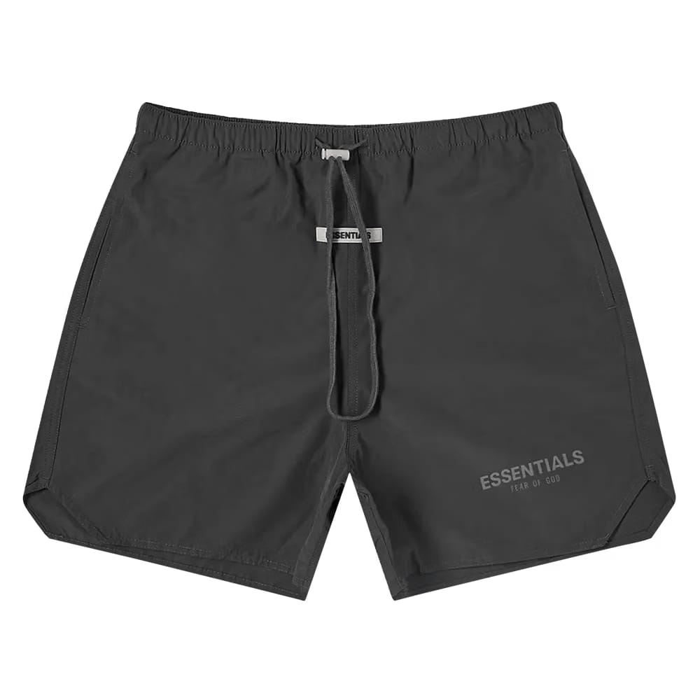 FOG ESSENTIALS VOLLEY SHORTS BLACK REFLECTIVE