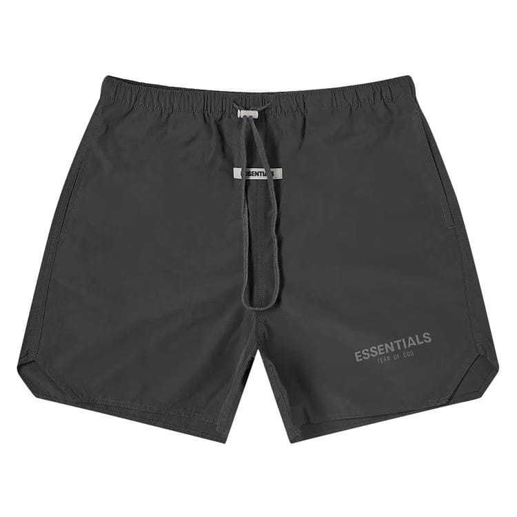 FOG ESSENTIALS VOLLEY SHORTS BLACK REFLECTIVE