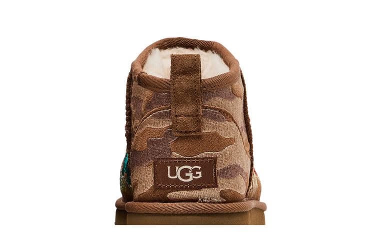 Palace x UGG Classic Ultra Mini Boot Chestnut Camo