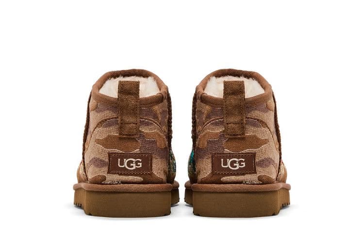 Palace x UGG Classic Ultra Mini Boot Chestnut Camo