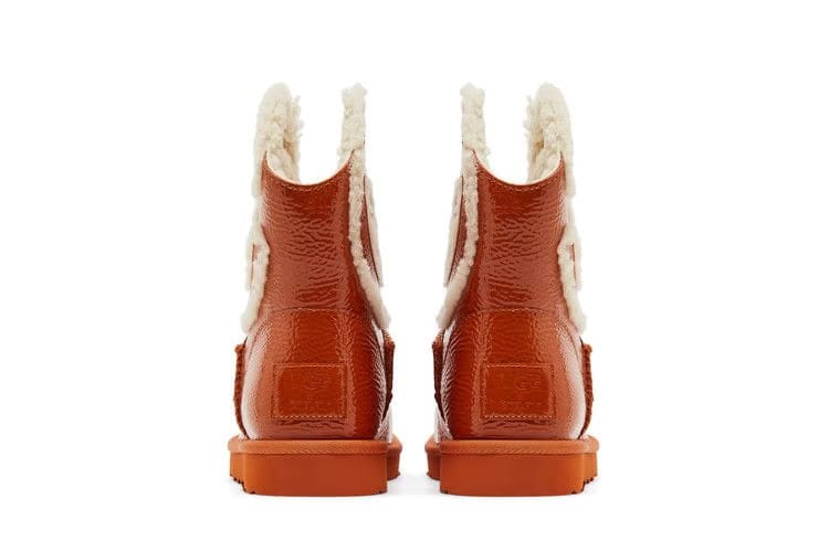 UGG Telfar x Logo Mini Boot Crinkle - Spicy Pumpkin