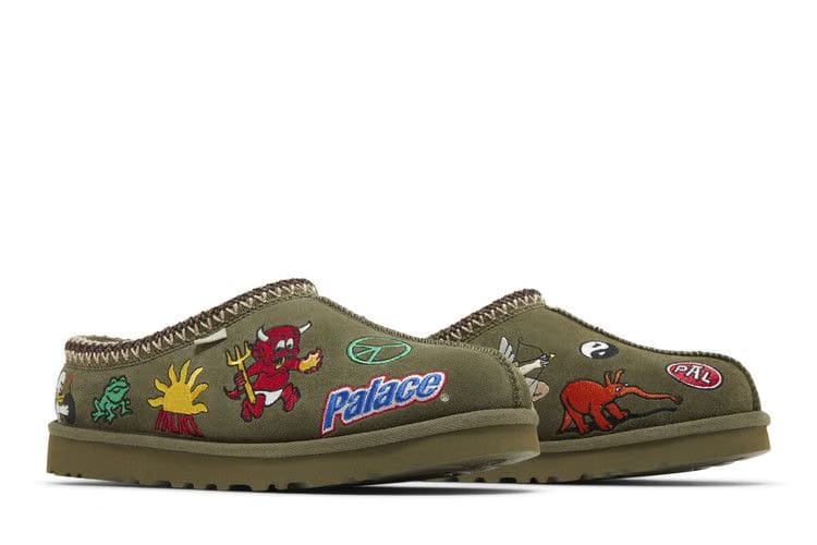 Palace x UGG Tasman Slipper Burnt Olive
