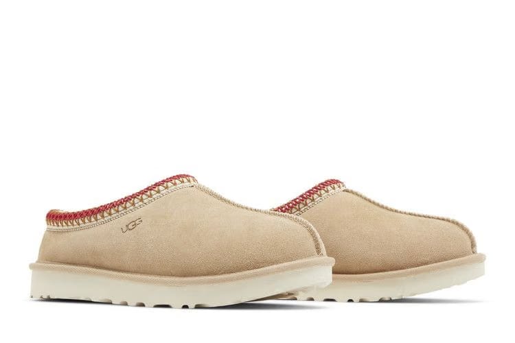 UGG Wmns Tasman Slipper 'Sand Dark Cherry'