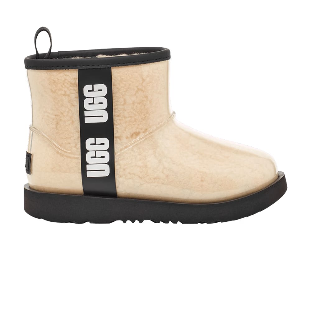 UGG Classic Clear Mini II Boot Kids Natural Black