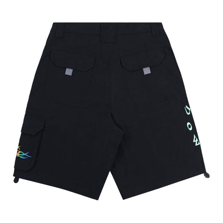 Pleasures Adventure Cargo Shorts Black