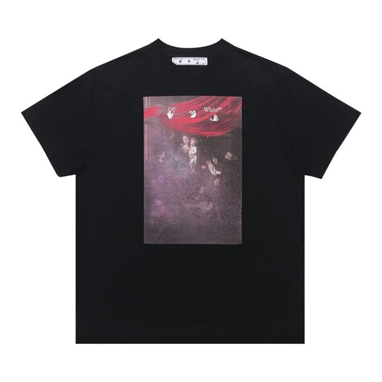 Off White Sprayed Caravaggio Over T-Shirt