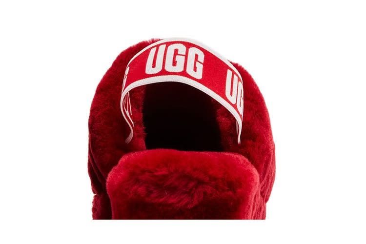 UGG Wmns Fluff Yeah Slide 'Ribbon Red'