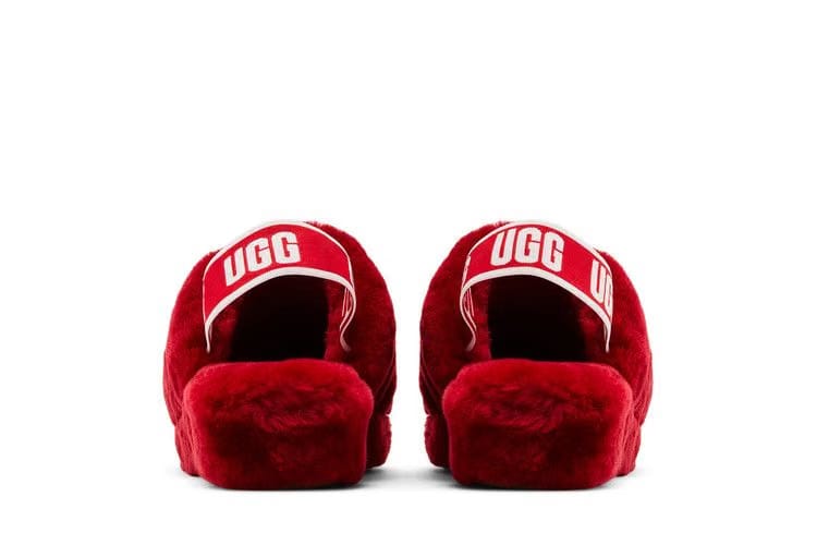 UGG Wmns Fluff Yeah Slide 'Ribbon Red'