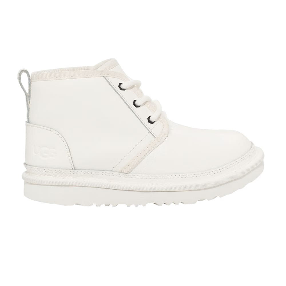 UGG Neumel II Leather Chukka Kids White