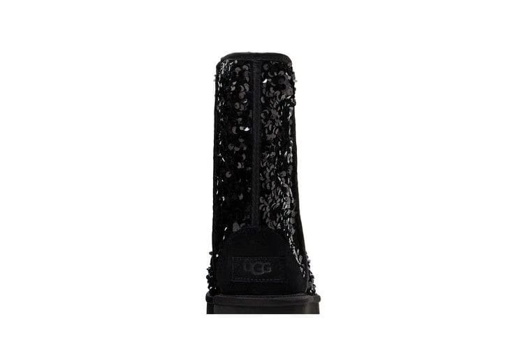 UGG Wmns Classic Short Chunky 'Sequin - Black'