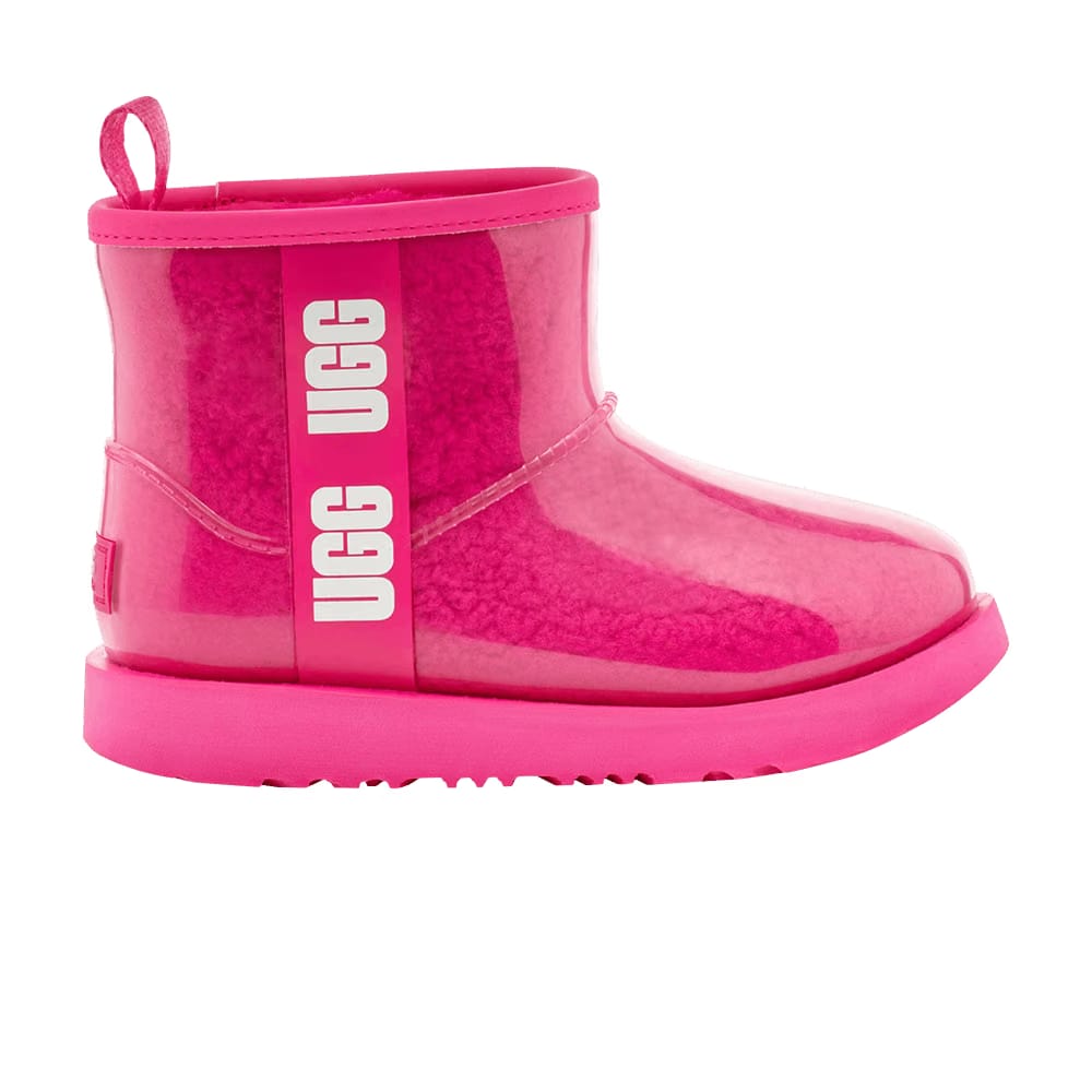 UGG Classic Clear Mini II Boot Kids Rock Rose