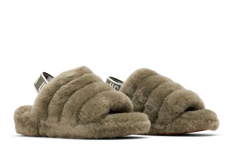 UGG Wmns Fluff Yeah Slide 'Burnt Olive'